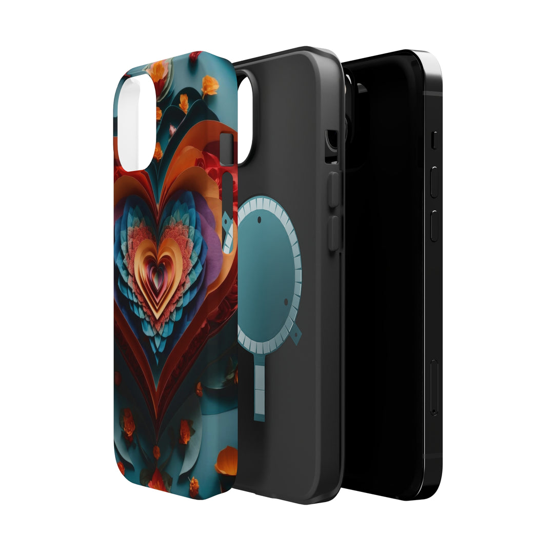 Blooming Heart Layers - MagSafe Tough Case