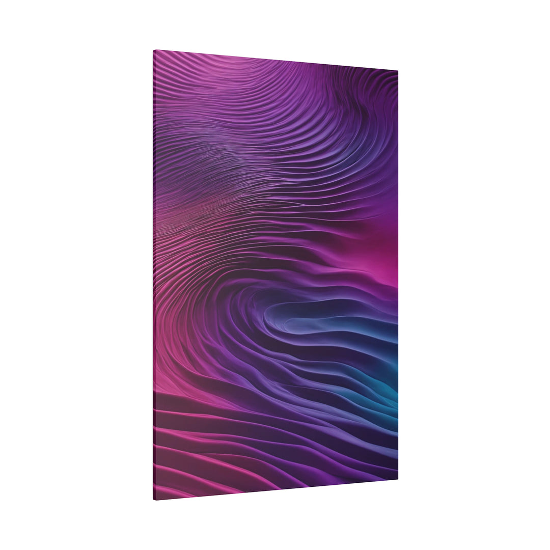 Vibrant Fluid Dynamics - Matte Canvas