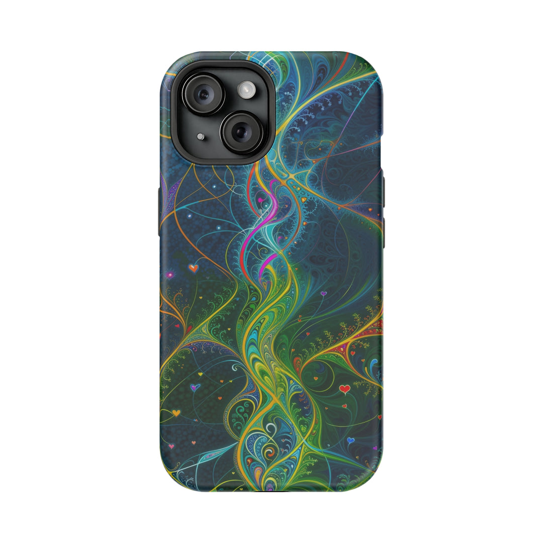 Vibrant Ethereal Swirls - MagSafe Tough Case