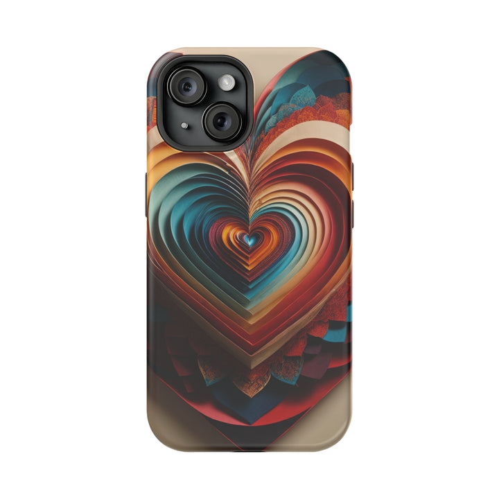 Vibrant Paper Heart - MagSafe Tough Case