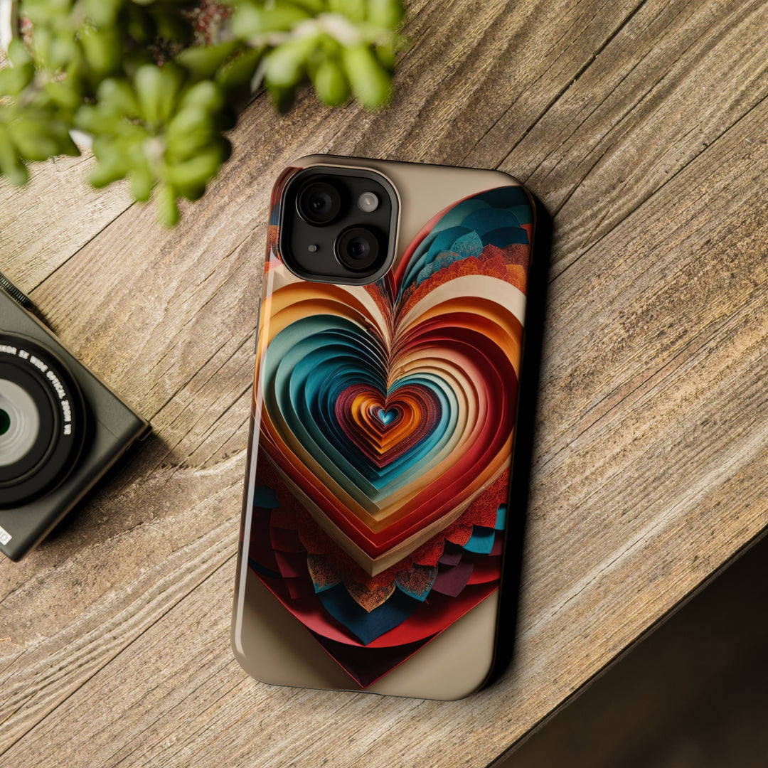 Vibrant Paper Heart - MagSafe Tough Case