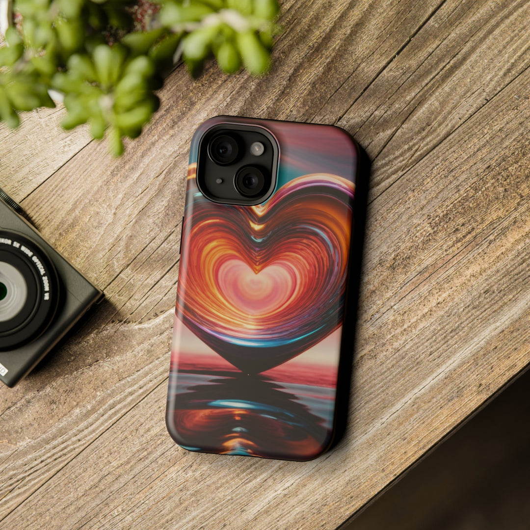 Vibrant Swirling Heart - MagSafe Tough Case