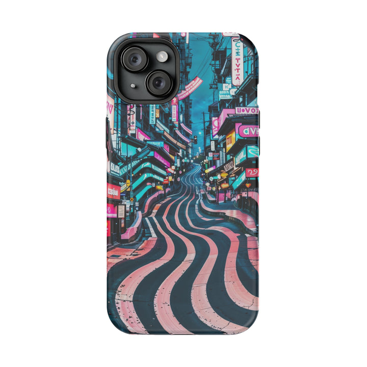 Vibrant Urban Waves - MagSafe Tough Case