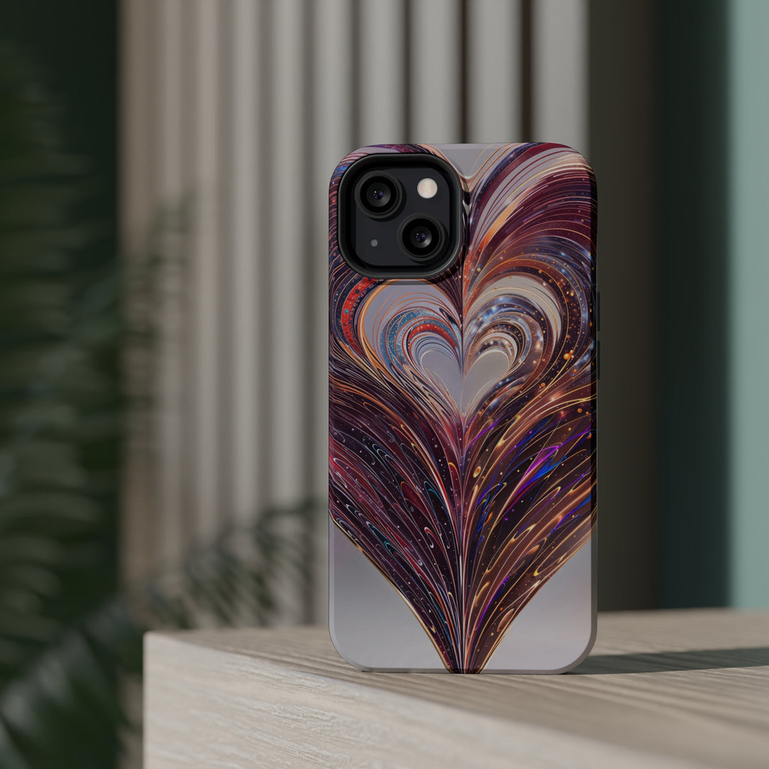 Luminous Swirling Heart - MagSafe Tough Case