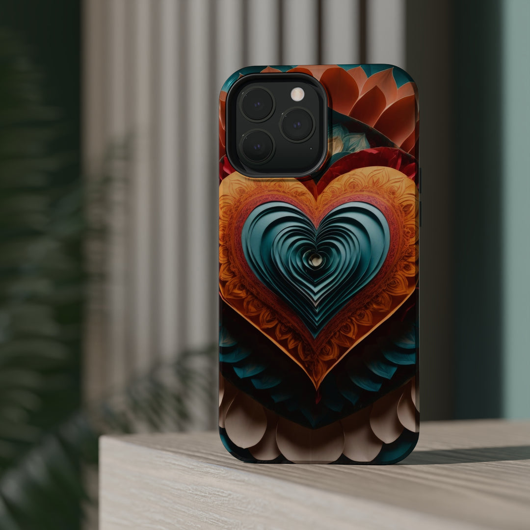 Layered Heart Artwork - MagSafe Tough Case