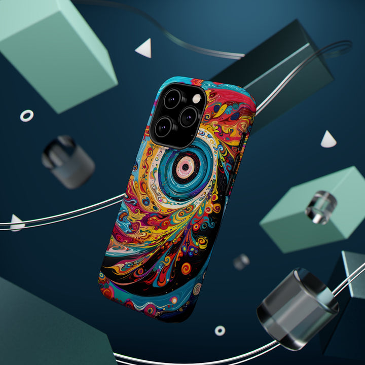 Vibrant Cosmic Swirl - MagSafe Tough Case