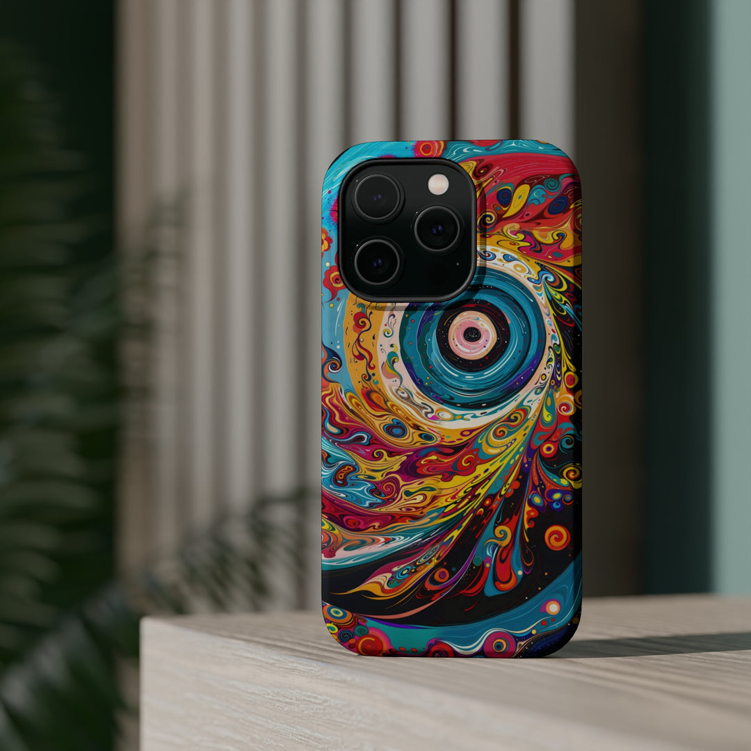 Vibrant Cosmic Swirl - MagSafe Tough Case