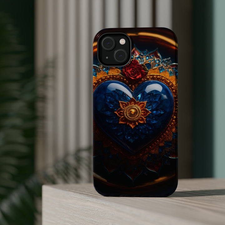 Sapphire Rose Mandala - MagSafe Tough Case