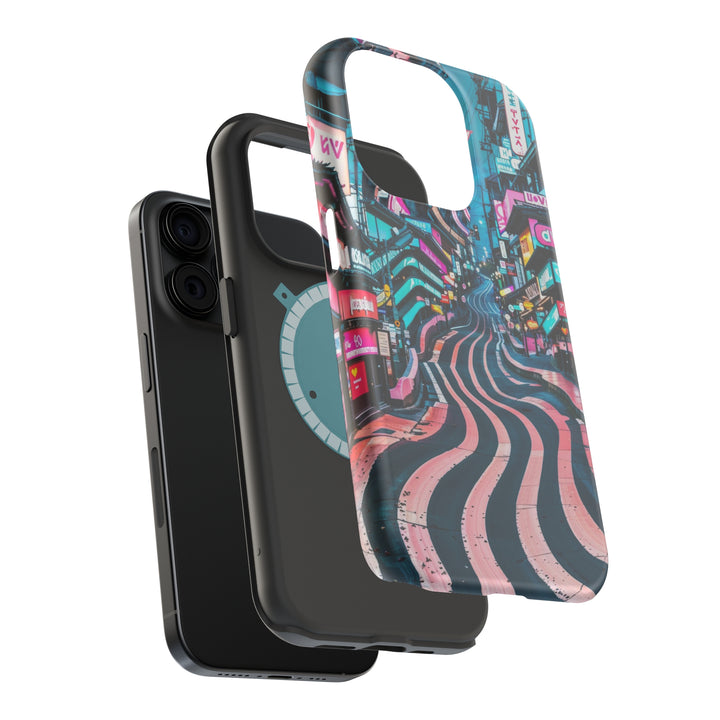 Vibrant Urban Waves - MagSafe Tough Case