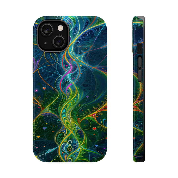 Vibrant Ethereal Swirls - MagSafe Tough Case