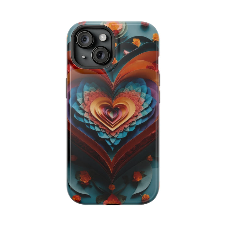 Blooming Heart Layers - MagSafe Tough Case