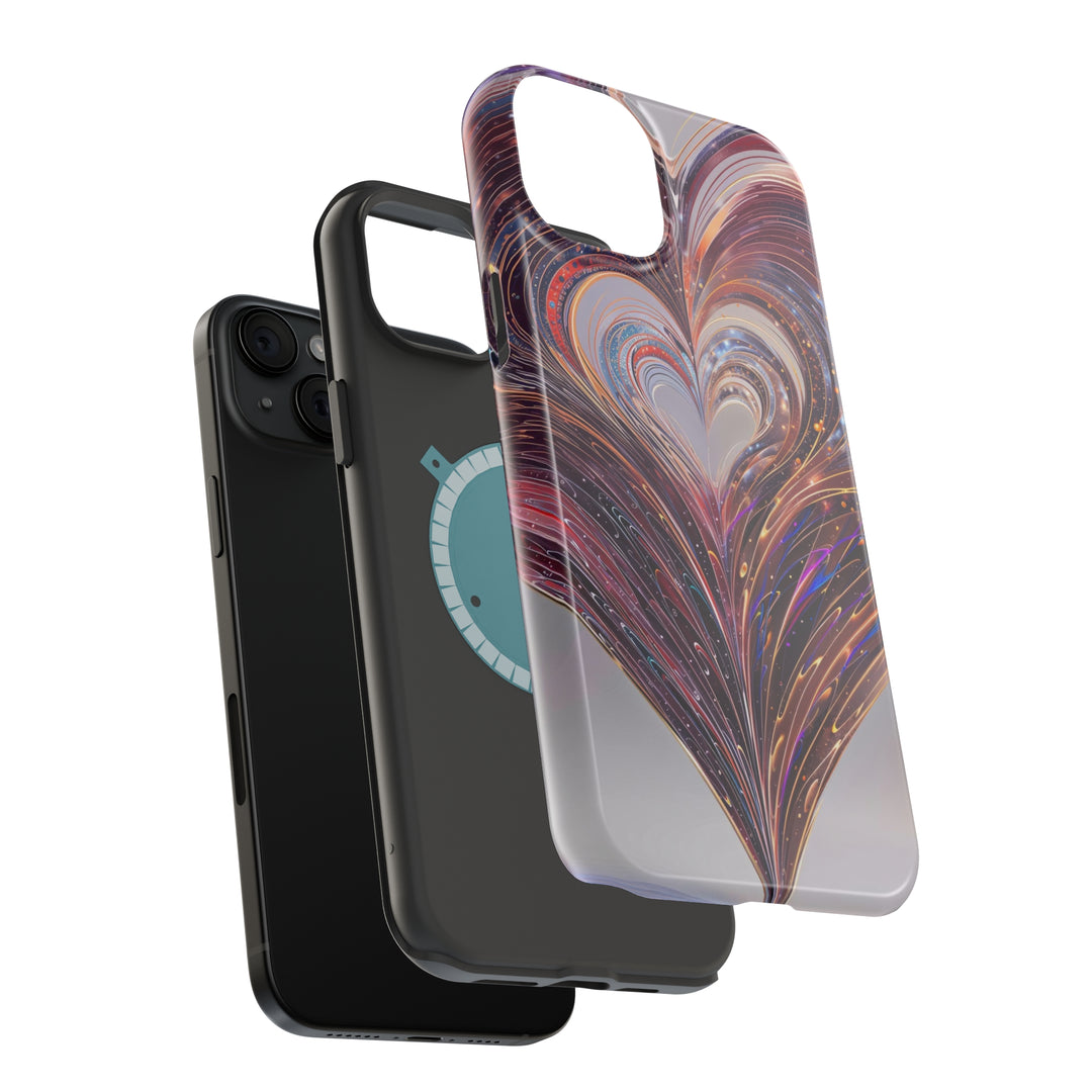 Luminous Swirling Heart - MagSafe Tough Case