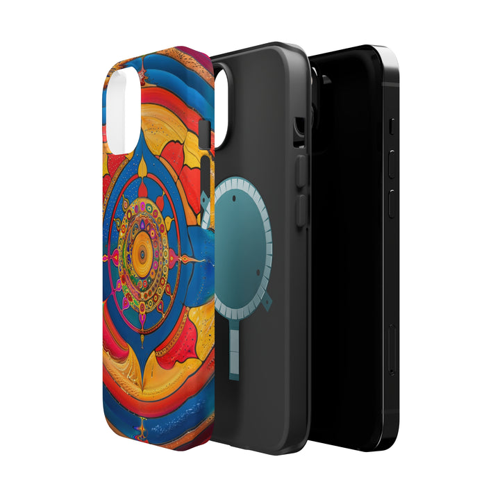 Vibrant Cosmic Spiral - MagSafe Tough Case