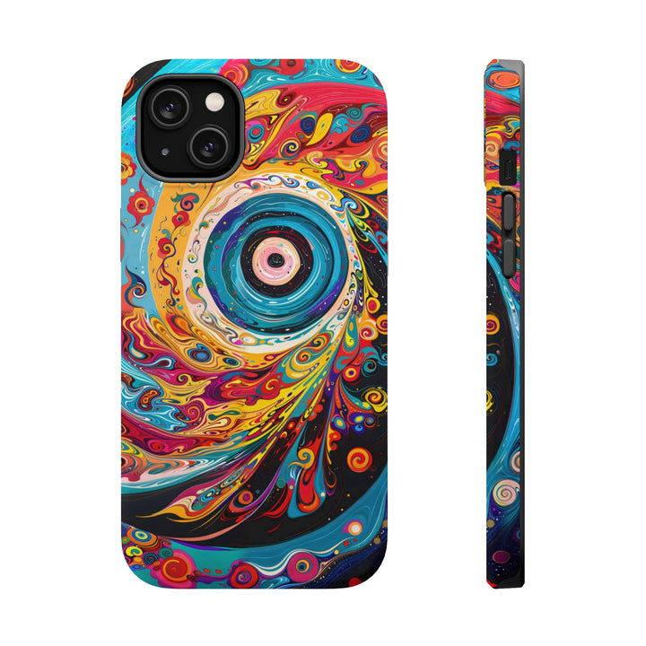 Vibrant Cosmic Swirl - MagSafe Tough Case