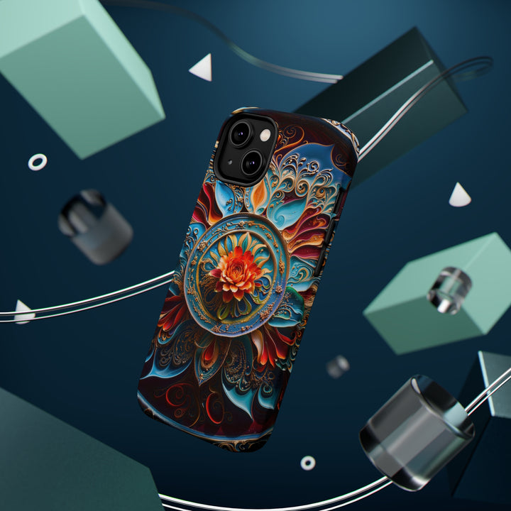 Intricate Floral Mandala - MagSafe Tough Case
