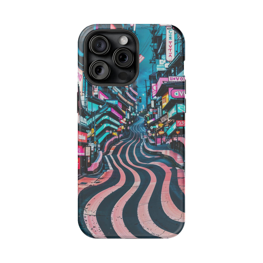 Vibrant Urban Waves - MagSafe Tough Case