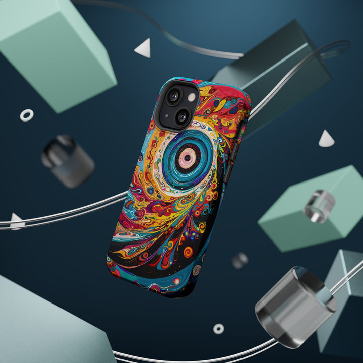 Vibrant Cosmic Swirl - MagSafe Tough Case