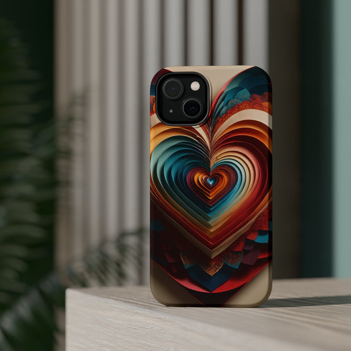 Vibrant Paper Heart - MagSafe Tough Case