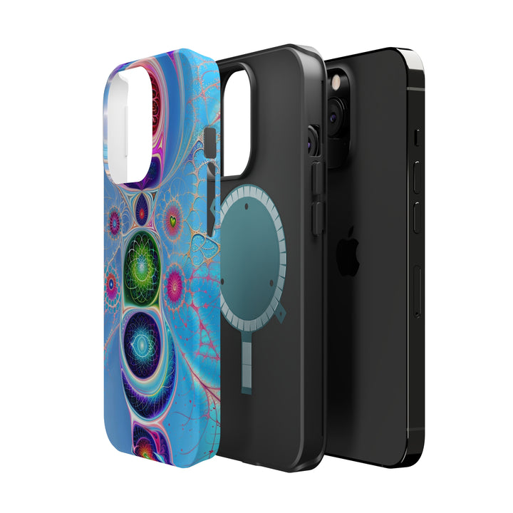 Vibrant Fractal Blossoms - MagSafe Tough Case