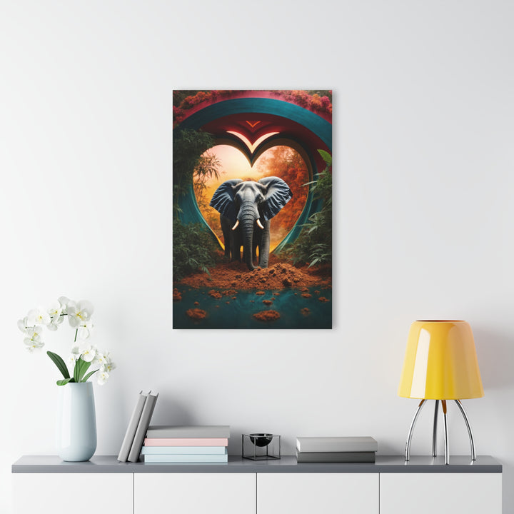 Heart Portal Elephant - Acrylic Prints (French Cleat Hanging)