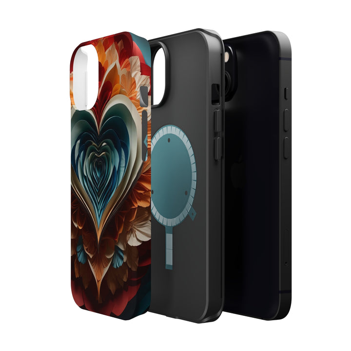 Blooming Heart Layers - MagSafe Tough Case