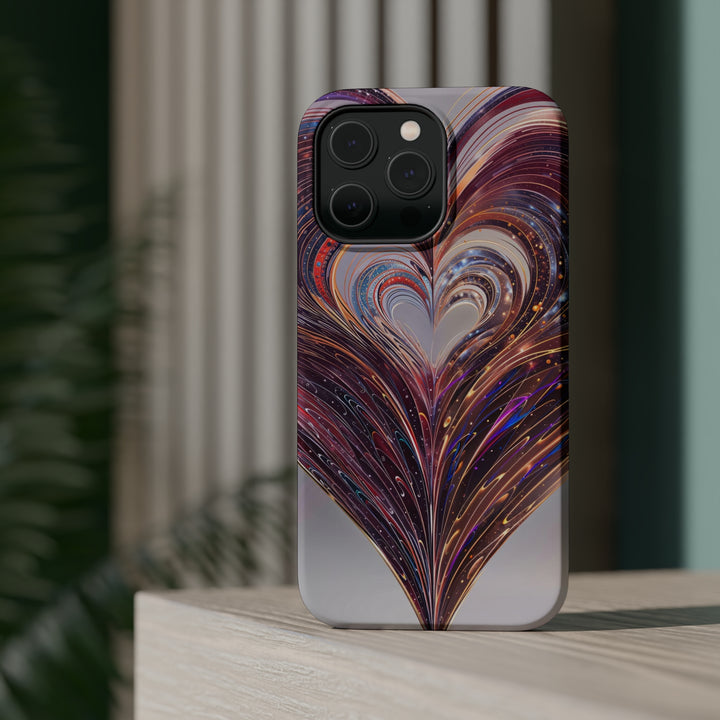 Luminous Swirling Heart - MagSafe Tough Case