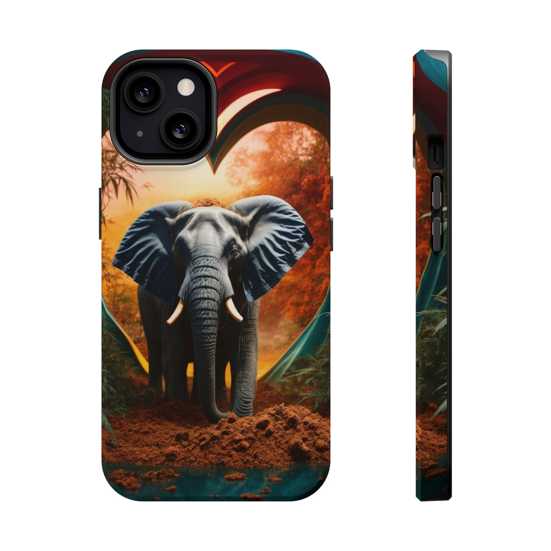 Heart Portal Elephant - MagSafe Tough Case