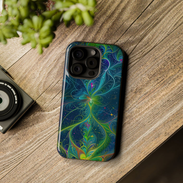 Vibrant Fractal Blossom - MagSafe Tough Case