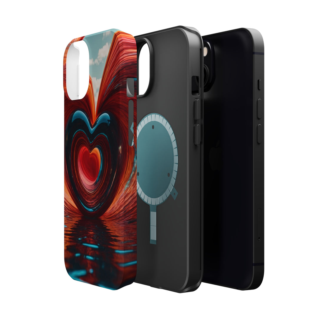 Swirling Heart Reflection - MagSafe Tough Case