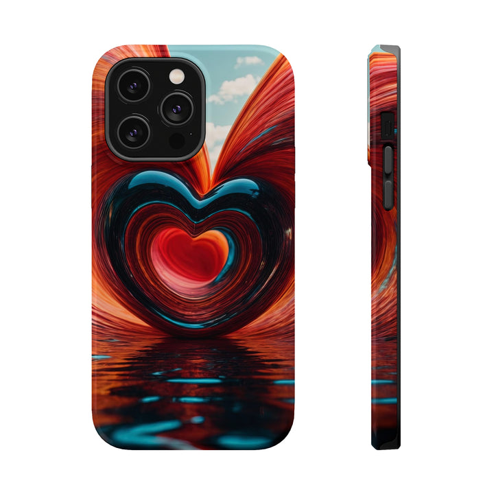 Swirling Heart Reflection - MagSafe Tough Case