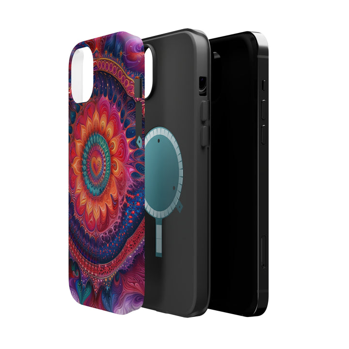 Vibrant Spiral Mandala - MagSafe Tough Case