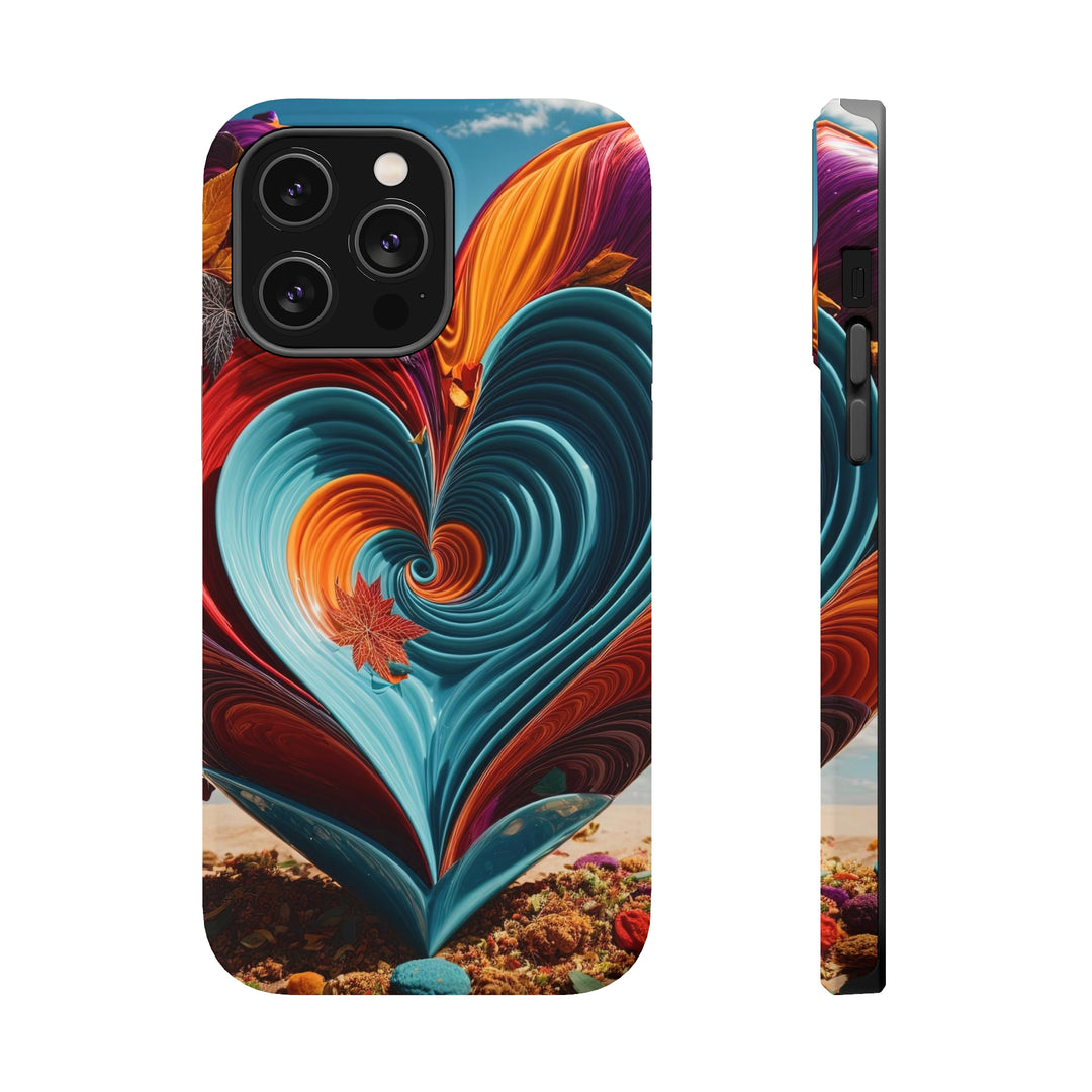 Vibrant Heart Spiral - MagSafe Tough Case