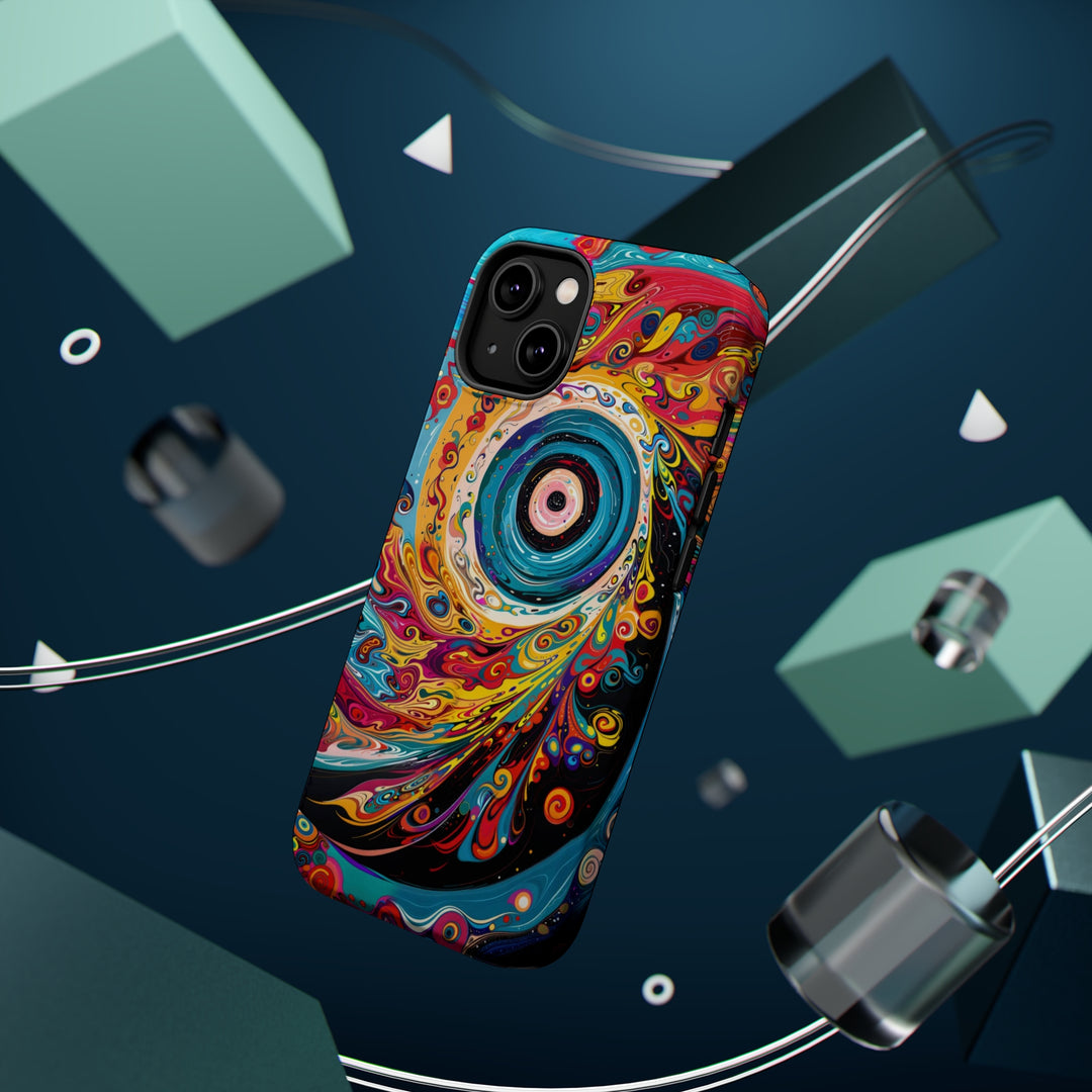 Vibrant Cosmic Swirl - MagSafe Tough Case