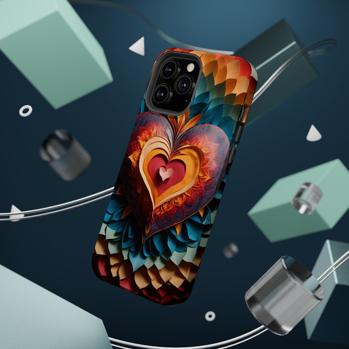 Radiant Heart Bloom - MagSafe Tough Case