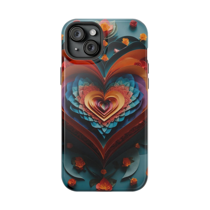 Blooming Heart Layers - MagSafe Tough Case