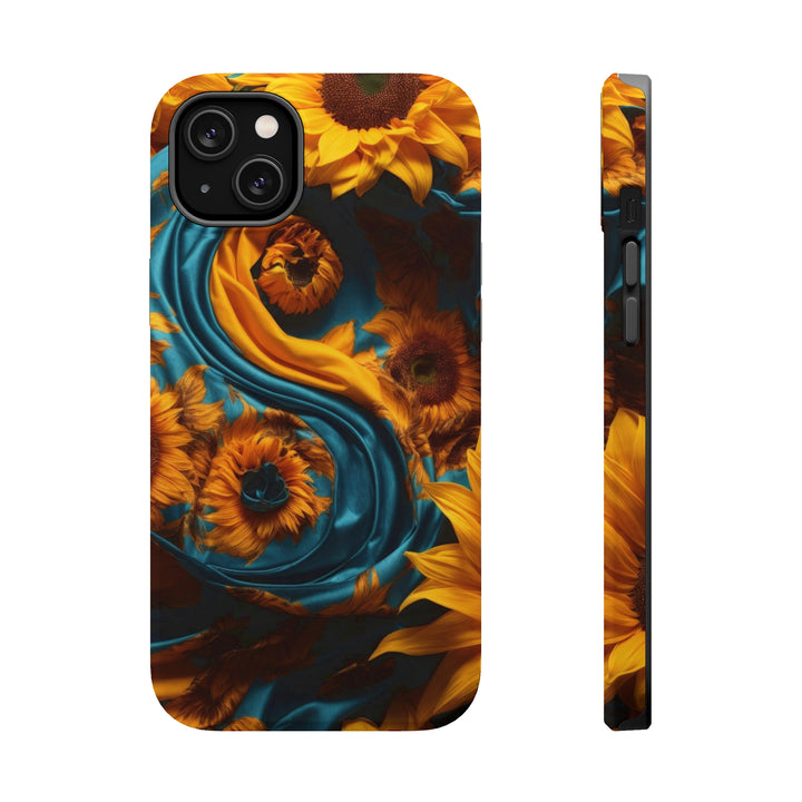 Sunflower Satin Swirl - MagSafe Tough Case