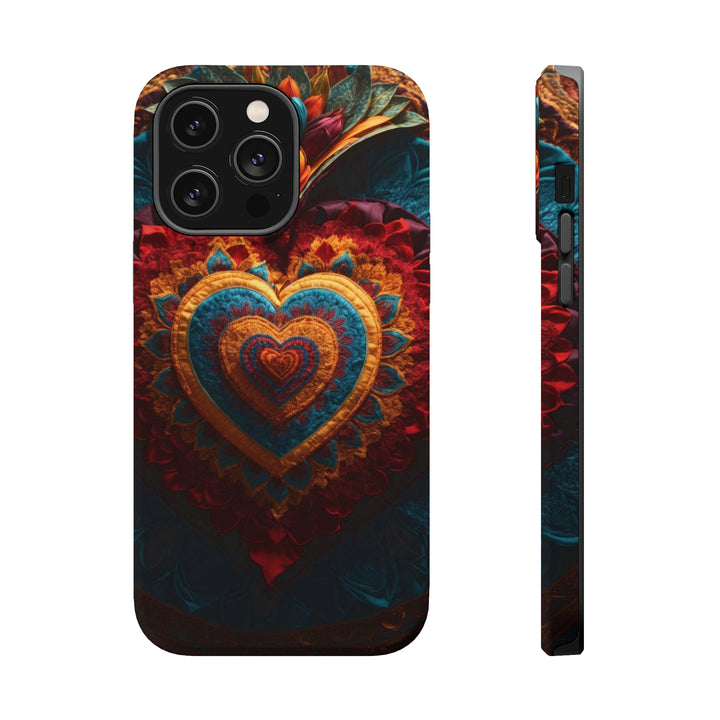 Floral Heart Tapestry - MagSafe Tough Case