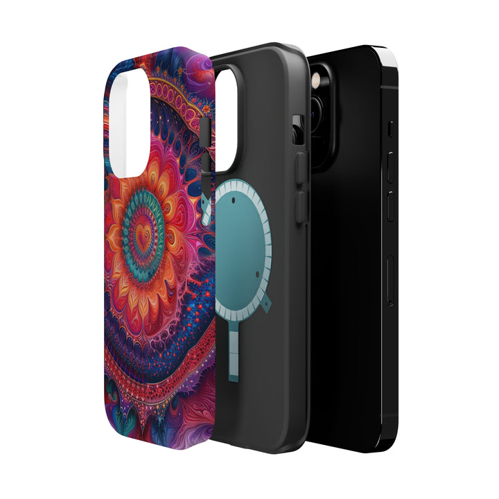 Vibrant Spiral Mandala - MagSafe Tough Case