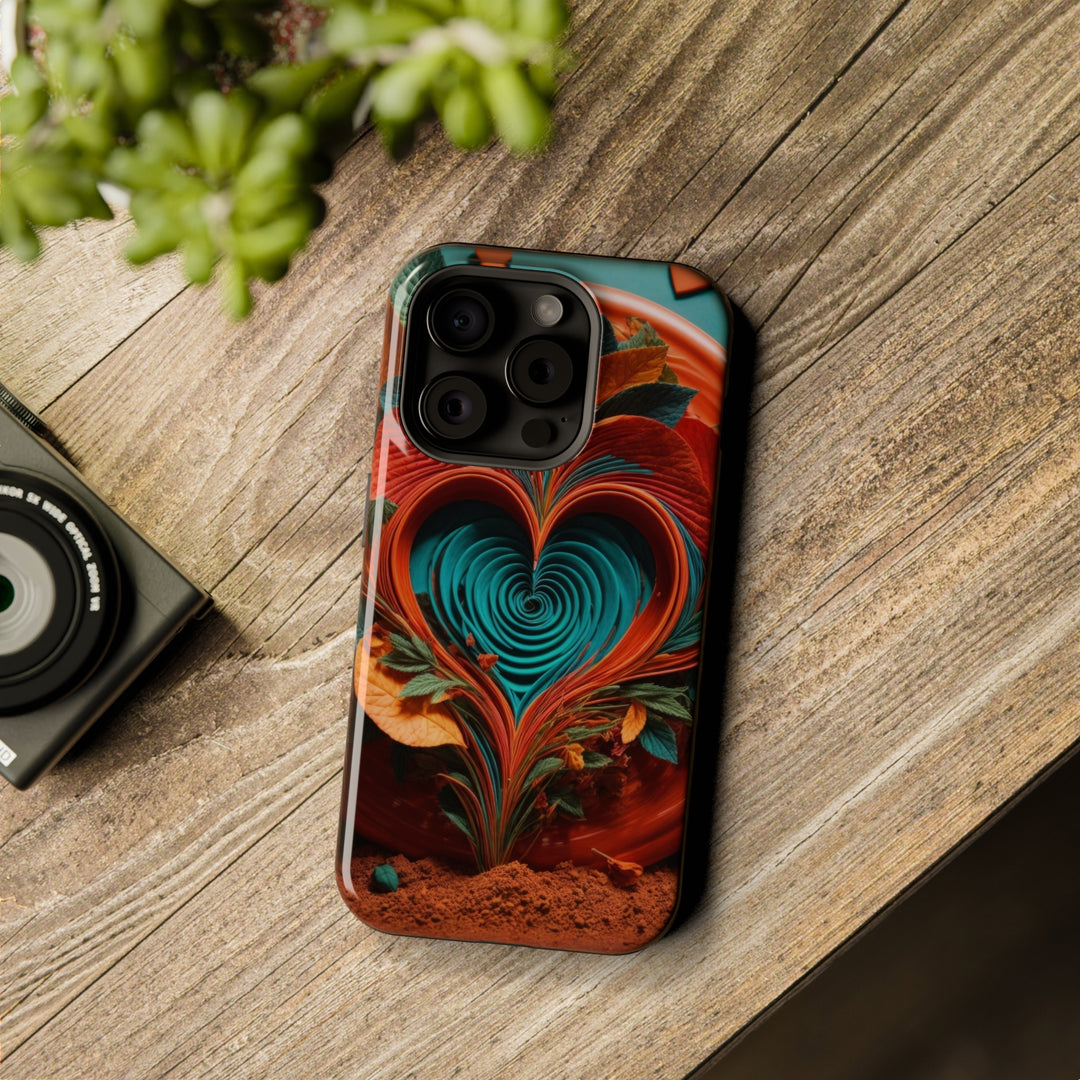 Vibrant Spiral Foliage - MagSafe Tough Case