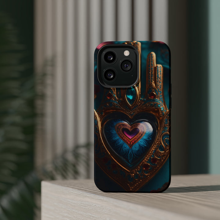 Mystical Heart Hamsa - MagSafe Tough Case