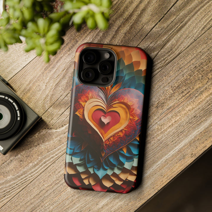 Radiant Heart Bloom - MagSafe Tough Case