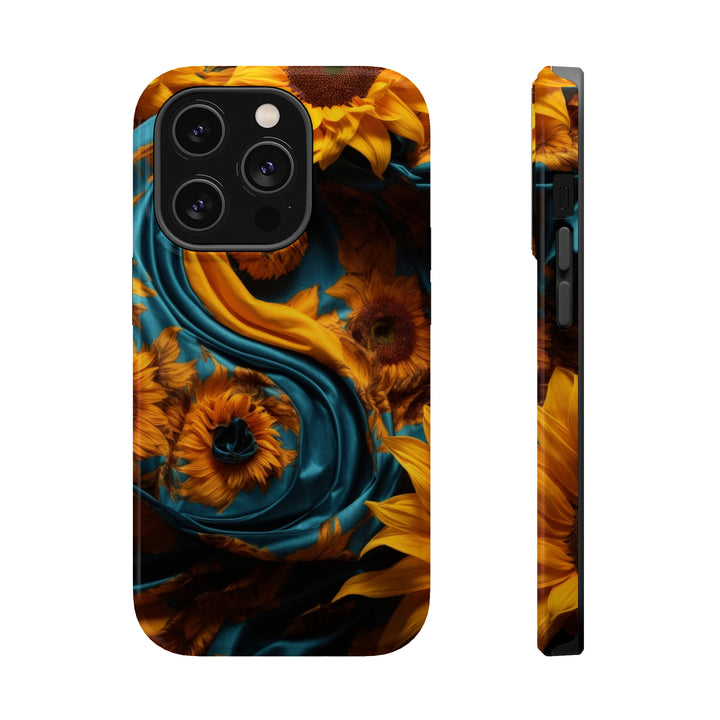 Sunflower Satin Swirl - MagSafe Tough Case