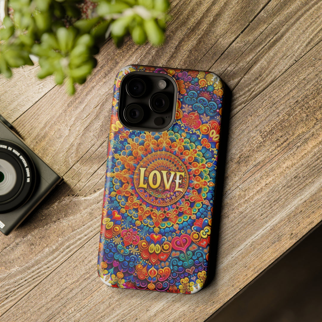 Vibrant Love Mandala - MagSafe Tough Case