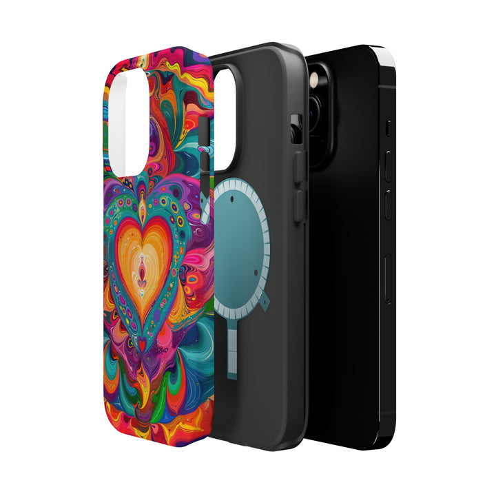 Vibrant Swirling Heart - MagSafe Tough Case