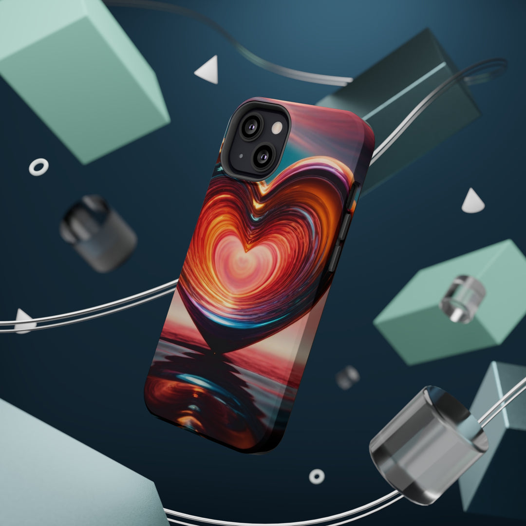 Vibrant Swirling Heart - MagSafe Tough Case