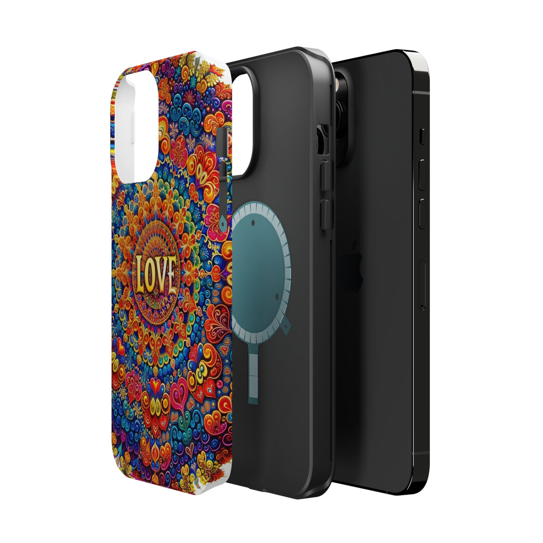 Vibrant Love Mandala - MagSafe Tough Case