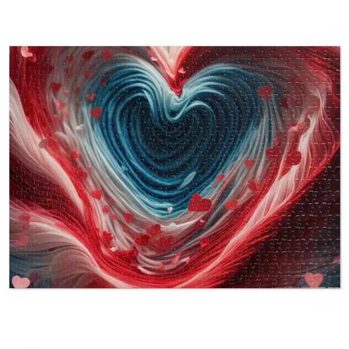 Swirling Heart Embrace - Jigsaw Puzzle (100, 252, 500, 1000 pieces)