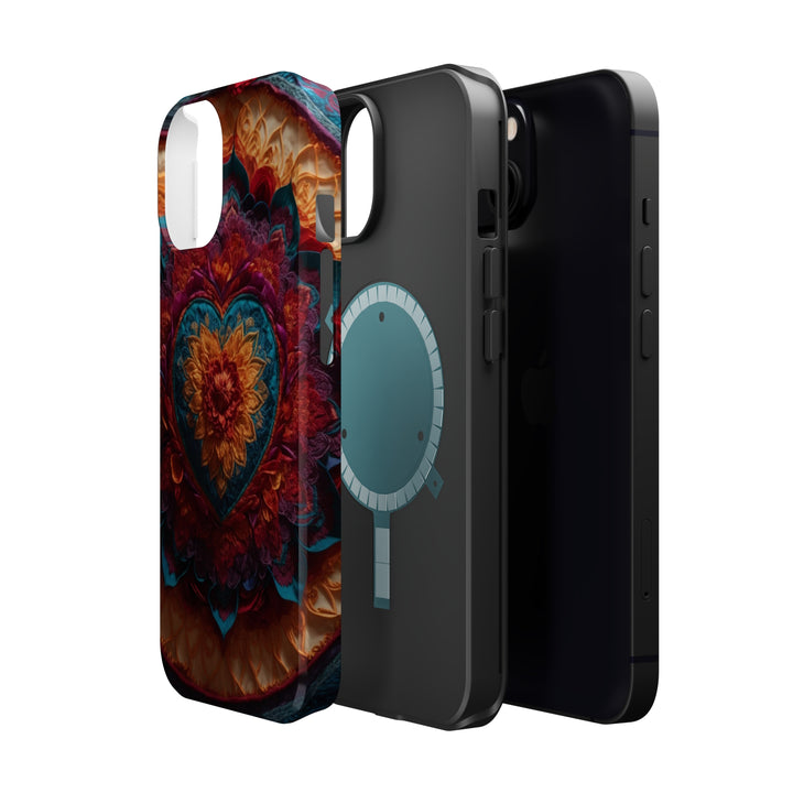 Radiant Floral Mandala - MagSafe Tough Case