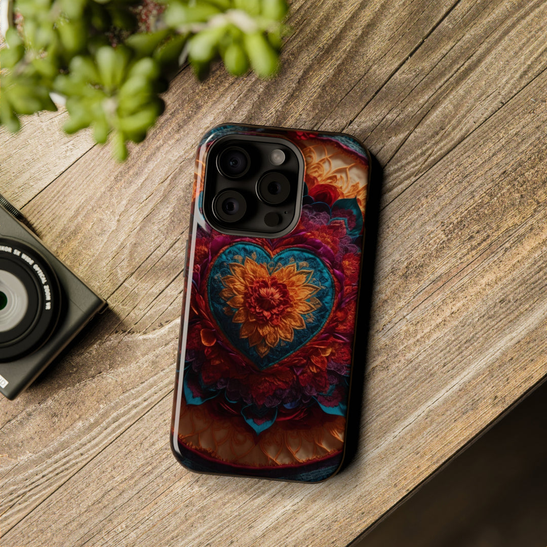 Radiant Floral Mandala - MagSafe Tough Case