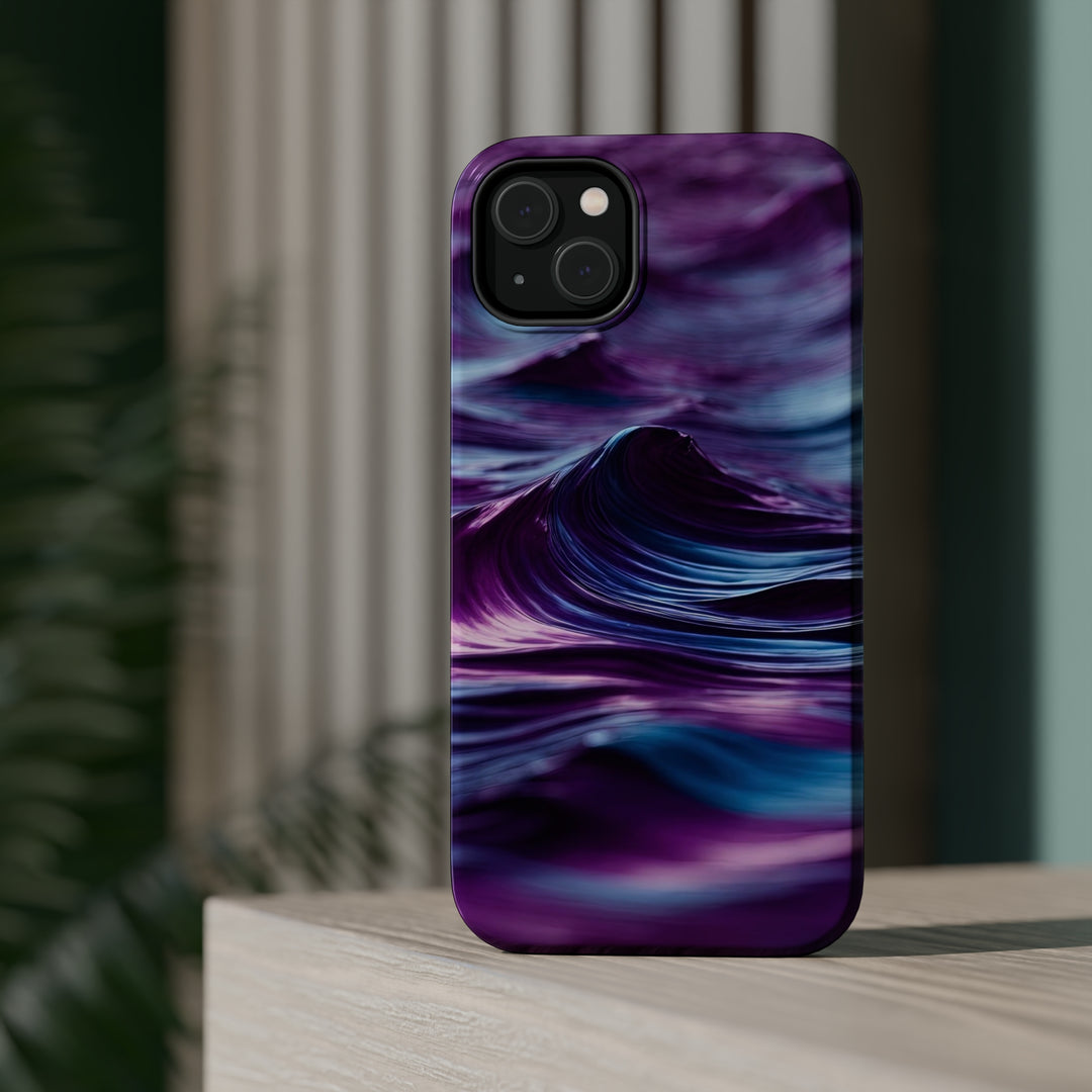 Purple Ocean Waves - MagSafe Tough Case